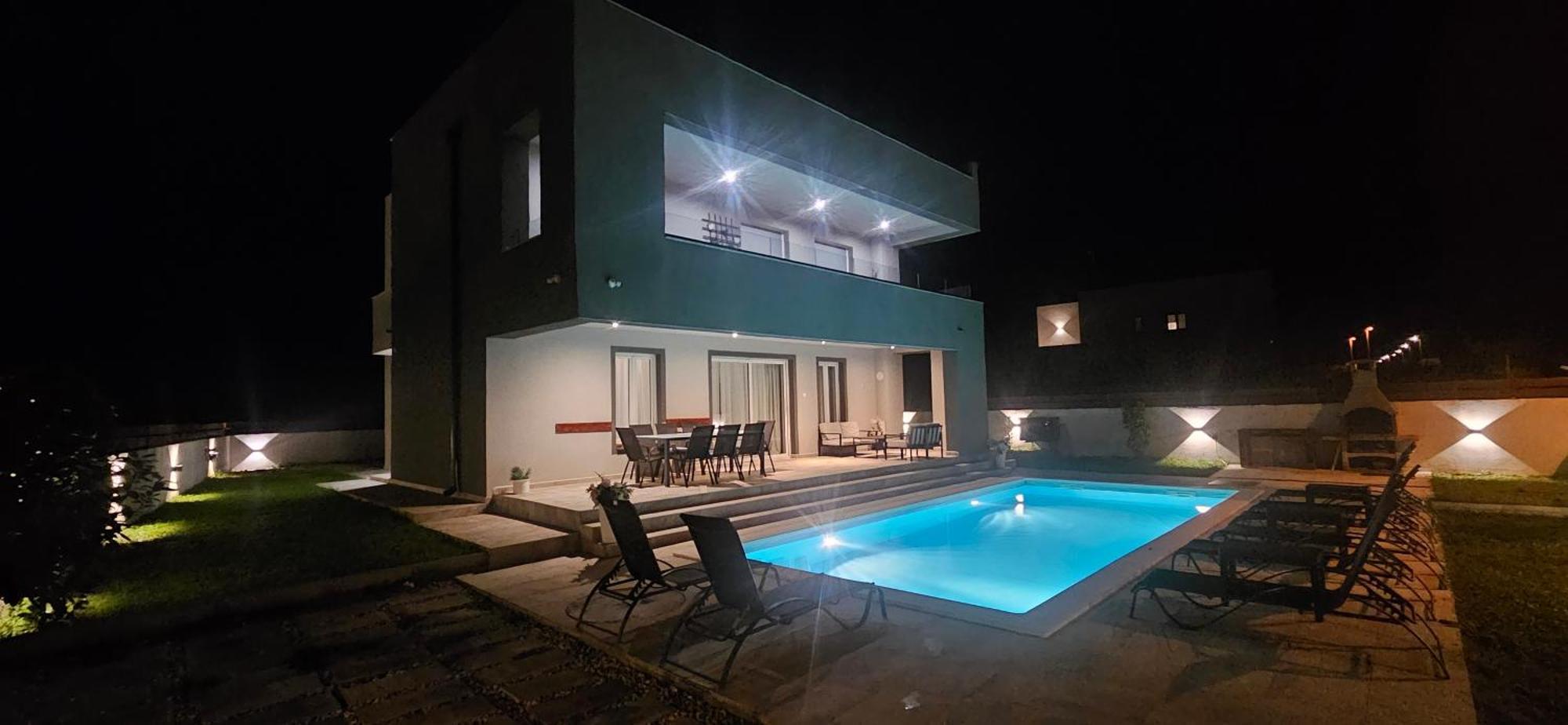 Villa Tia With Heated Pool & Jacuzzi Murvica  Kültér fotó